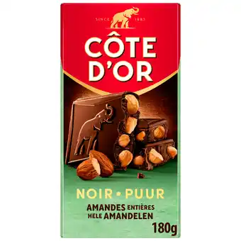 PLUS Côte d'Or Bloc Puur amandel aanbieding