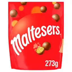 PLUS Malteser Chocolade snoepjes zak groot aanbieding