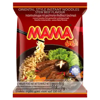 PLUS Mama Instant noedels rundvlees aanbieding