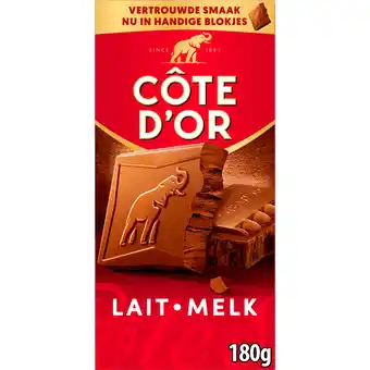 PLUS Côte d'Or Chocoladereep Melk L'Original aanbieding