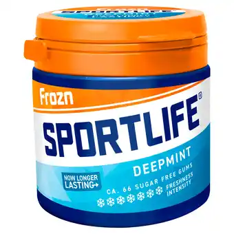 PLUS Sportlife Frozn Deepmint Kauwgom Suikervrij aanbieding