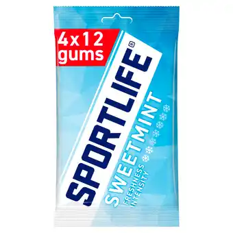 PLUS Sportlife Sweetmint Kauwgom Suikervrij aanbieding