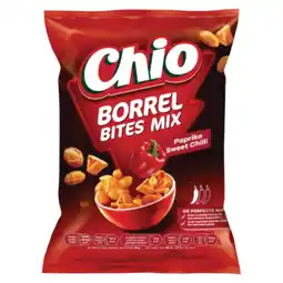 PLUS Chio Borrelbites paprika sweet chili aanbieding