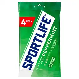 PLUS Sportlife Peppermint Kauwgom Suikervrij aanbieding