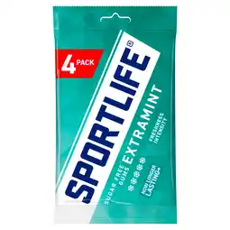 PLUS Sportlife Extramint Kauwgom Suikervrij aanbieding