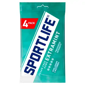 PLUS Sportlife Extramint Kauwgom Suikervrij aanbieding