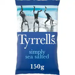 PLUS Tyrrells Simply sea salted aanbieding