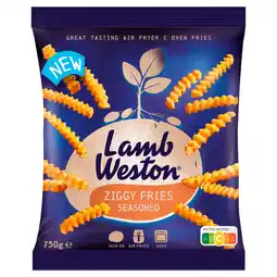 PLUS Lamb Weston Ziggy fries seasoned aanbieding