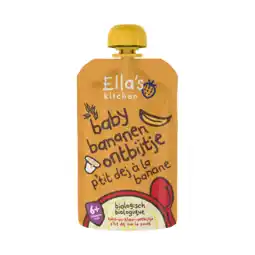 PLUS Ella's Kitchen 6+ Baby bananen ontbijtje aanbieding