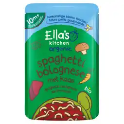 PLUS Ella's Kitchen Spaghetti bolognese aanbieding