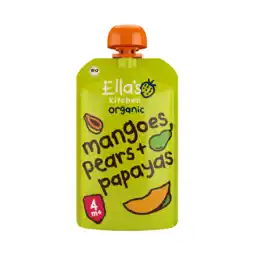 PLUS Ella's Kitchen 4+ Mangoes pears papayas aanbieding