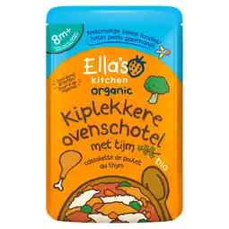 PLUS Ella's Kitchen kiplekkere ovenschotel met tijm 8m+ aanbieding