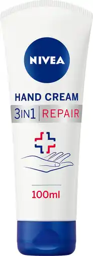 PLUS Nivea 3-in-1 Repair Handcreme aanbieding