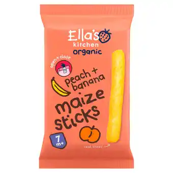 PLUS Ella's Kitchen 7+ Maize sticks Peach Banana aanbieding