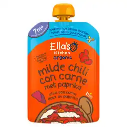 PLUS Ella's Kitchen Knijp chili con carne +7m aanbieding
