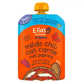 PLUS Ella's Kitchen Knijp chili con carne +7m aanbieding