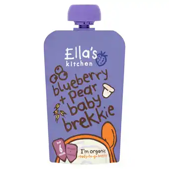 PLUS Ella's Kitchen Blueberry rijst yoghurt 6+ aanbieding
