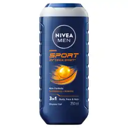 PLUS Nivea For Men Douchegel sport aanbieding