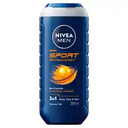PLUS Nivea For Men Douchegel sport aanbieding