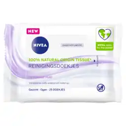 PLUS Nivea Sensitive Reinigingsdoekjes aanbieding