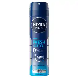 PLUS Nivea For Men Deo spray fresh active aanbieding