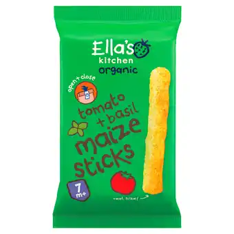 PLUS Ella's Kitchen Maize stick tomaat basilicum 7+ aanbieding