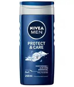 PLUS Nivea For Men Protect & Care Douchegel aanbieding