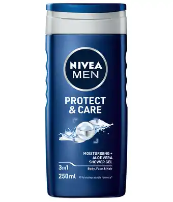 PLUS Nivea For Men Protect & Care Douchegel aanbieding