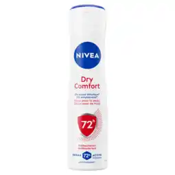 PLUS Nivea Deo spray dry comfort aanbieding