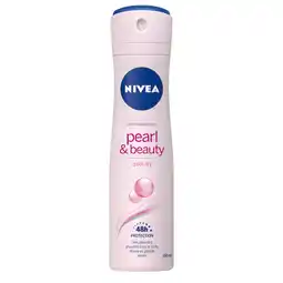 PLUS Nivea Deo spray pearl&beauty aanbieding