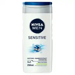 PLUS Nivea For Men Douchegel sensitive aanbieding