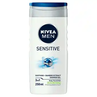 PLUS Nivea For Men Douchegel sensitive aanbieding