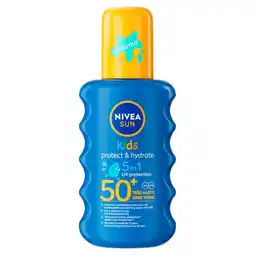 PLUS Nivea Sun Hydraterende zonnespray SPF50+ aanbieding