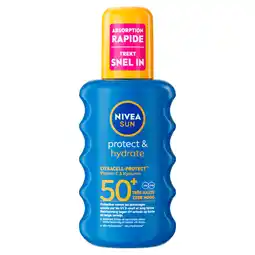 PLUS Nivea Sun Zonnespray SPF50+ aanbieding
