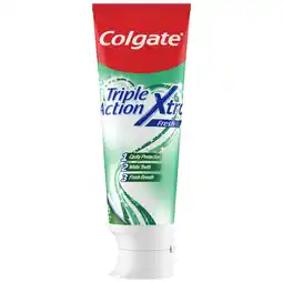 PLUS Colgate Triple action xtra fresh tandpasta aanbieding