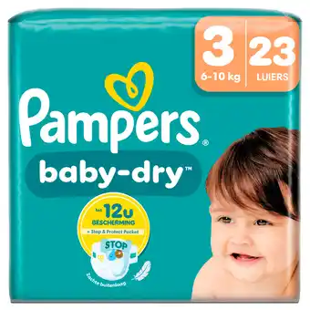 PLUS Pampers Baby-dry maat 3 key size aanbieding