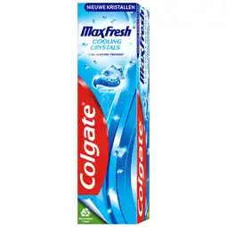 PLUS Colgate Tandpasta max fresh blue aanbieding