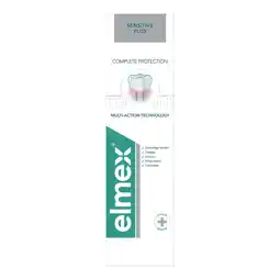 PLUS Elmex Sensitive complete care tandpasta aanbieding