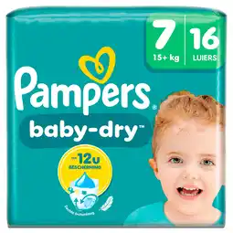 PLUS Pampers Baby-Dry maat 7 key size aanbieding
