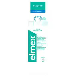 PLUS Elmex Tandpasta sensitive en whitening aanbieding