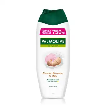 PLUS Palmolive Douche naturals amandel aanbieding