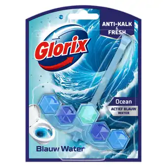 PLUS Glorix Toiletblok Blauw water oceaan aanbieding