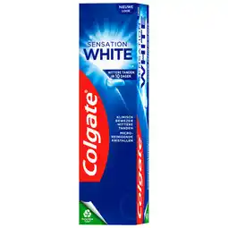 PLUS Colgate Tandpasta sensation white aanbieding