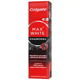PLUS Colgate Tandpasta Max White One Charcoal aanbieding