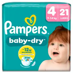 PLUS Pampers Baby-Dry maat 4 key size aanbieding
