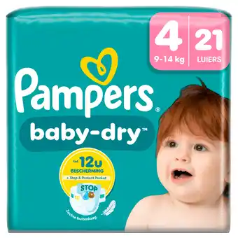PLUS Pampers Baby-Dry maat 4 key size aanbieding