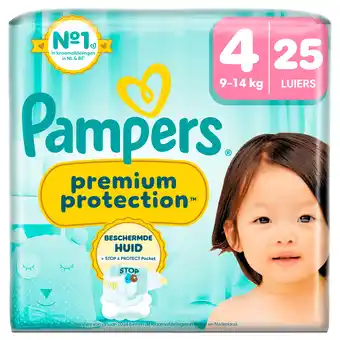 PLUS Pampers Premium Protection maat 4 aanbieding