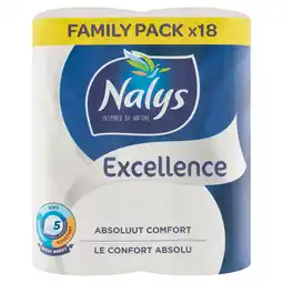 PLUS NALYS Toiletpapier excellence 5-lgs maxivel aanbieding