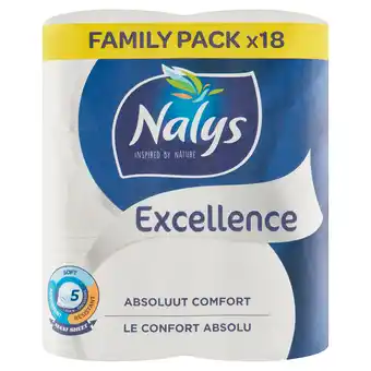 PLUS NALYS Toiletpapier excellence 5-lgs maxivel aanbieding