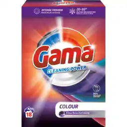 PLUS Gama poeder wasmiddel regulier 18sc aanbieding